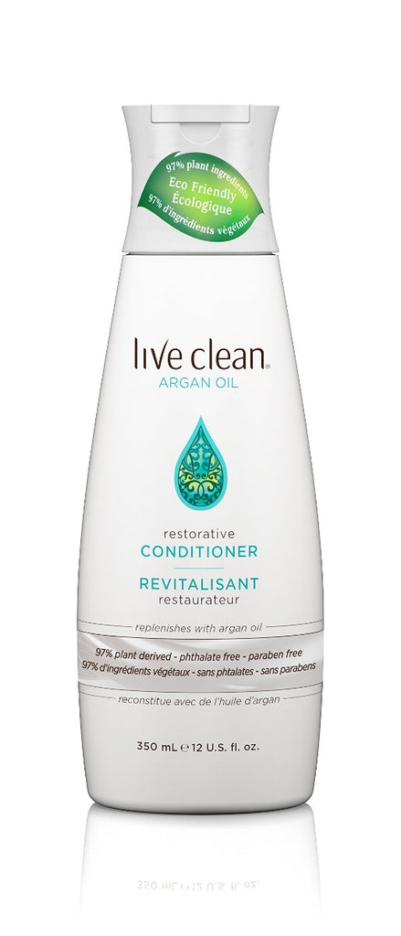 LIVE CLEAN: Shampoo Argan Oil, 12 oz