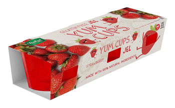 BAKOL: All Natural Yum Cups Strawberry Jel, 12 oz