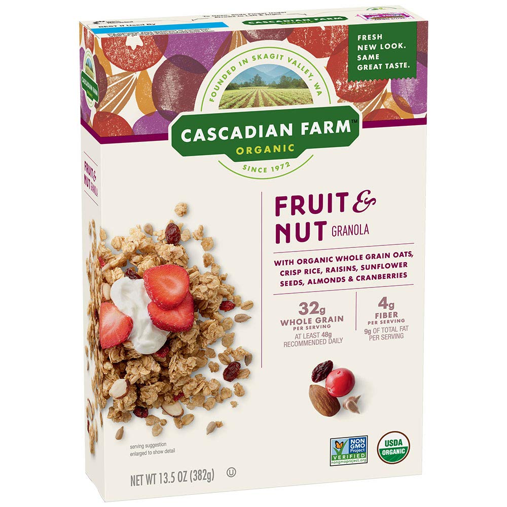 CASCADIAN FARM: Fruit and Nut Granola, 13.5 oz