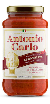 ANTONIO CARLO GOURMET SAUCE: Sauce Arrabbiata, 24 oz