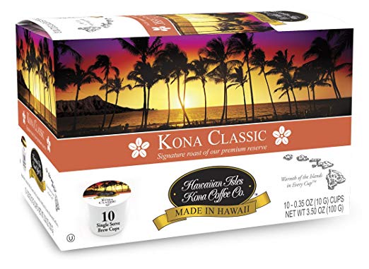 HAWAIIAN KONA: Coffee Kona Single Serve, 10 pk