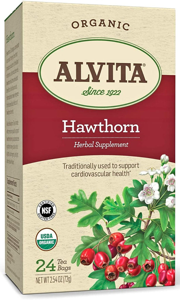 ALVITA: Tea Hawthorn Berry Org, 24 bg