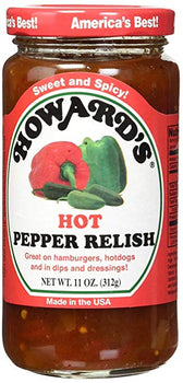 HOWARDS: Relish Hot Pepper, 11 oz