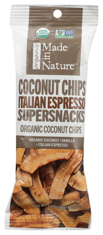 MADE IN NATURE: Chip Coconut Espresso Organic, 1 oz