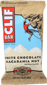 CLIF BAR: Energy Bar White Chocolate Macadamia Nut, 2.4 oz
