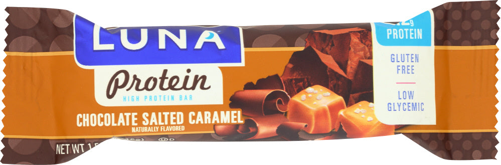 LUNA: Chocolate Salted Caramel Protein Bar, 1.59 oz