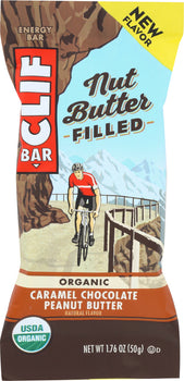 CLIF: Bar Organic Caramel Chocolate Peanut Butter, 1.76 oz