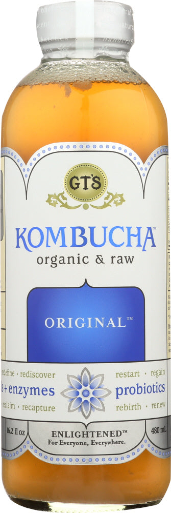 GT'S ENLIGHTENED KOMBUCHA: Organic Raw Kombucha Original, 16 Oz