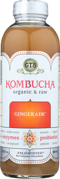 GT'S ENLIGHTENED KOMBUCHA: Enlightened Kombucha Gingerade, 16 oz