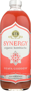 GTS ENLIGHTENED: Synergy Organic Kombucha Guava Goddess, 48 oz