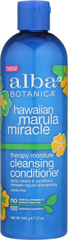 ALBA BOTANICA: Hawaiian Marula Miracle Cleansing Conditioner, 12 oz