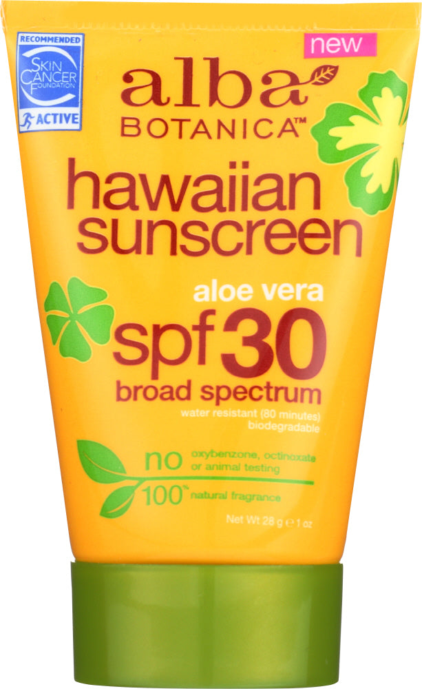 ALBA BOTANICA: Lotion Sun SPF 30 Aloe Vera, 1 oz