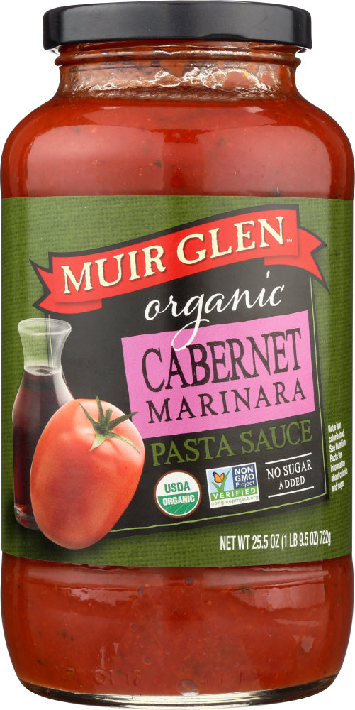 MUIR GLEN: Organic Pasta Sauce Cabernet Marinara, 25.5 oz