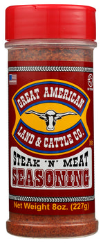 GREAT AMERICAN LAND & CATTLE: Seasoning Steak, 8 oz