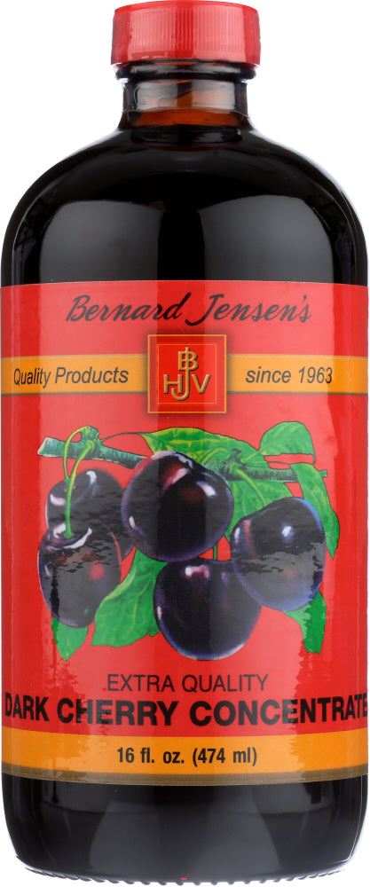 BERNARD JENSENS: Dark Cherry Juice Concentrate, 16 oz