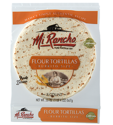 MI RANCHO: Tortilla Flour Burrito, 20 oz