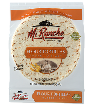 MI RANCHO: Tortilla Flour Burrito, 20 oz