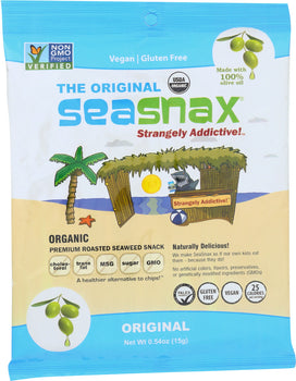 SEA SNAX: Seaweed Snacks Olive 5ct, .54 oz