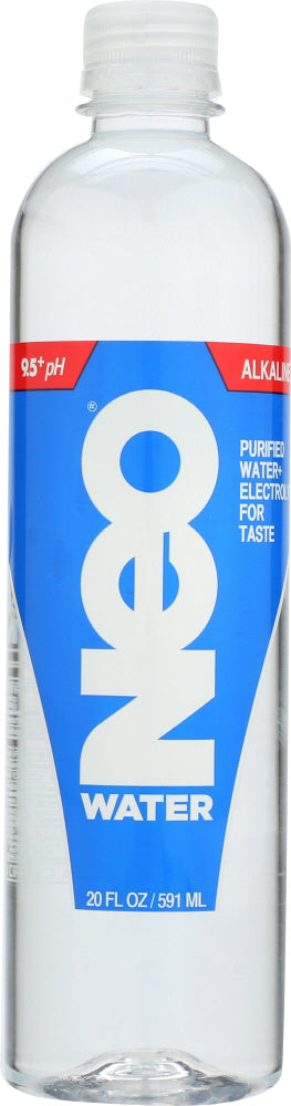 NEO WATER: 9.5pH Alkaline Electrolyte Antioxidant Super Water, 20 oz