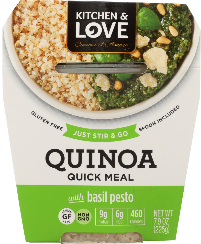 CUCINA & AMORE: Quinoa Meal Basil Pesto, 7.9 oz