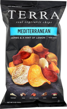 TERRA CHIPS: Exotic Vegetable Chips Mediterranean, 5 oz