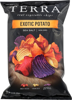 TERRA CHIPS: Exotic Potato Chips Sea Salt, 5.5 oz