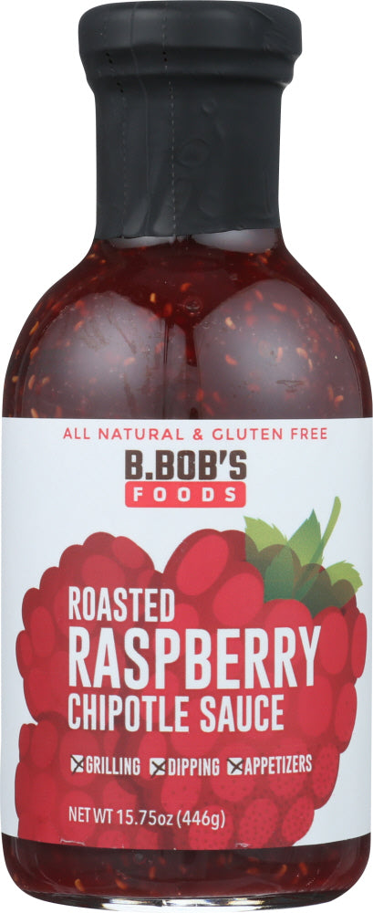 BRONCO BOBS: Sauce Chipotle Raspberry Roasted, 15.75 oz