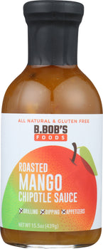 BRONCO BOBS: Sauce Chipotle Roasted Mango, 15.5 oz