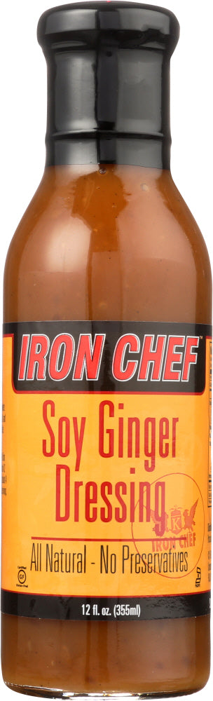 IRON CHEF: Soy Ginger Dressing, 12 oz