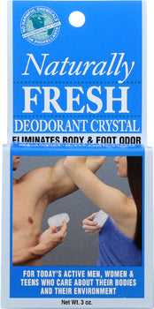 NATURALLY FRESH: Boxed Deodorant Crystal, 3 Oz