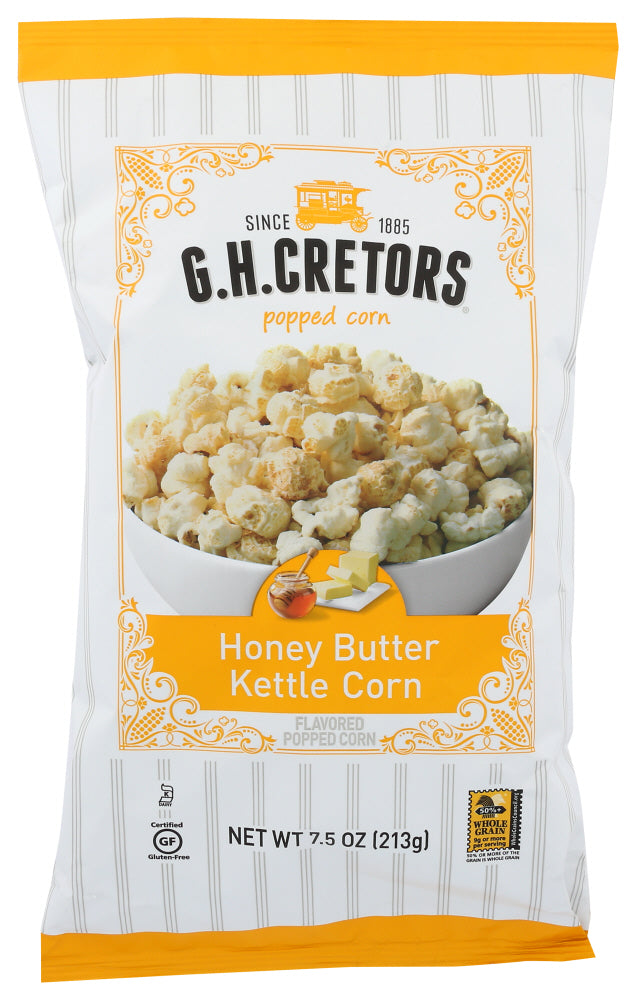 GH CRETORS: Honey Butter Kettle Corn, 7.5 oz