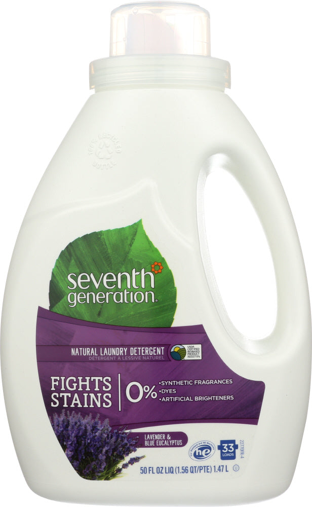 SEVENTH GENERATION: Liquid Concentrated Blue Eucalyptus & Lavender, 50 oz