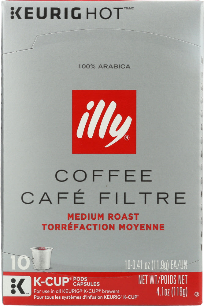 ILLYCAFFE: K-cup Medium Roast Coffee, 10 pc