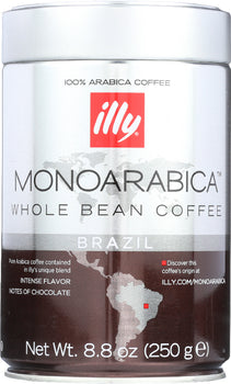 ILLYCAFFE: Coffee Arabica Brazil Wholebean, 8.8 oz