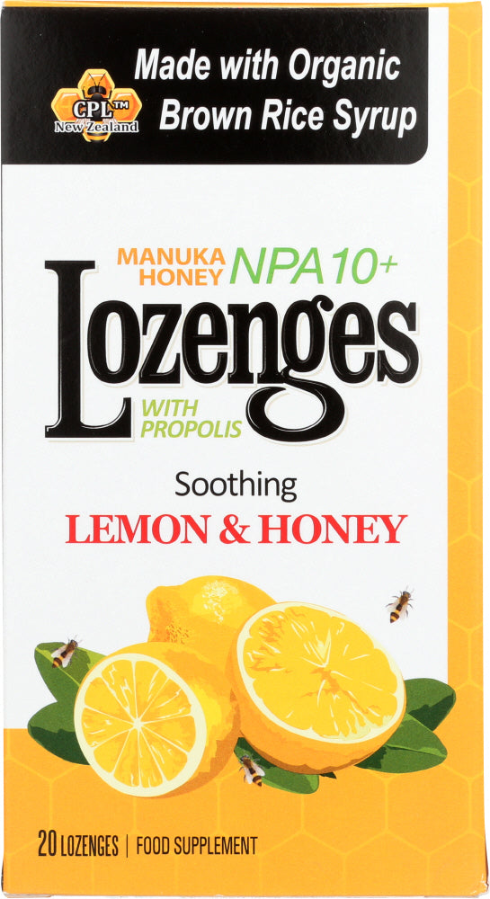 PACIFIC RESOURCES INTERNATIONAL: Soothing Lemon & Honey Lozenges, 20 ct