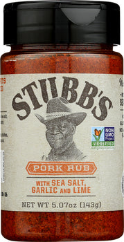 STUBBS: Pork Rub, 5.07 oz