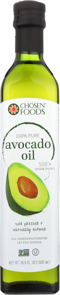 CHOSEN FOODS: 100% Pure Avocado Oil, 500 ml