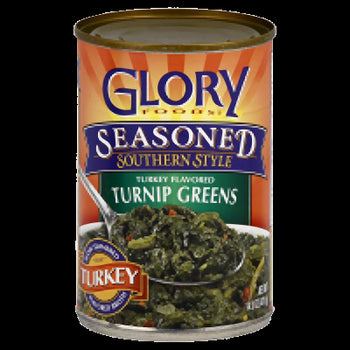 GLORY FOODS: Turnip Greens Smoked Turkey, 14.5 oz