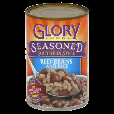 GLORY FOODS: Red Beans & Rice Seasoned, 15 oz