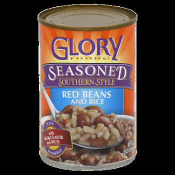 GLORY FOODS: Red Beans & Rice Seasoned, 15 oz