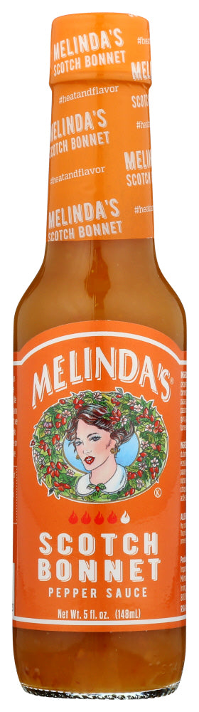 MELINDAS: Sauce Hot Scotch Bonnet Pepper, 5 oz