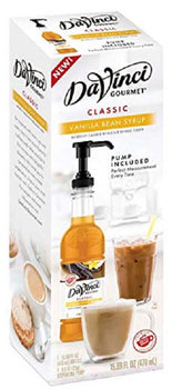 DAVINCI GOURMET: Syrup Vanilla Bean Classic, 470 ml