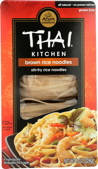 THAI KITCHEN: Brown Rice Noodles, 8 oz