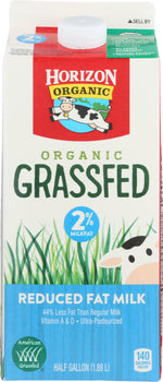 HORIZON: Organic Grassfed Reduced 2% Fat Milk, 64 oz