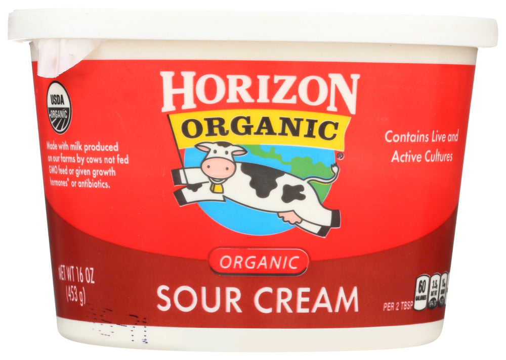 HORIZON: Organic Cultured Sour Cream, 16 oz