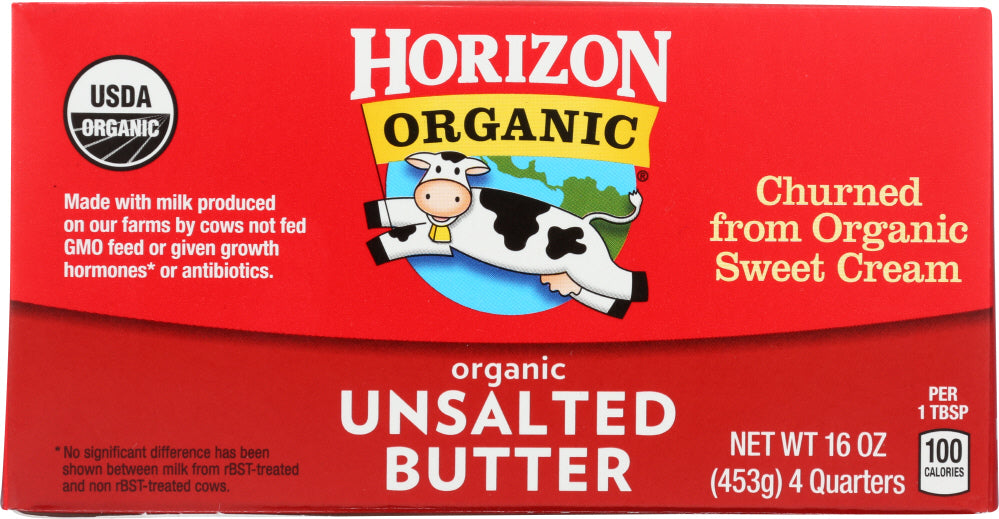 HORIZON: Organic Unsalted Butter, 16 oz