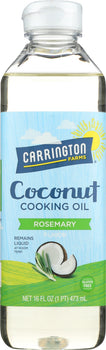 CARRINGTON FARMS: Coconut Cooking Oil Rosemary Flavor, 16 Oz