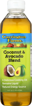 CARRINGTON FARMS: Coconut Avocado Cooking Oil Blend, 16 oz