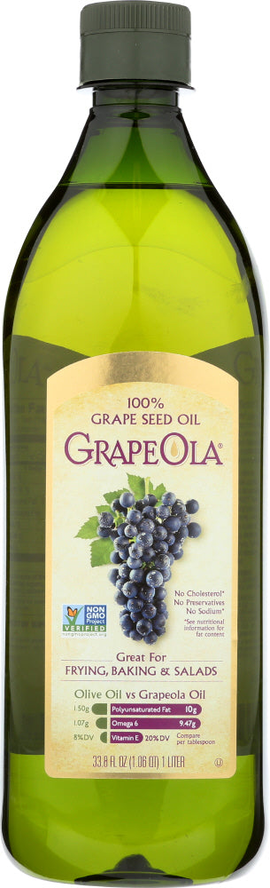 GRAPEOLA: Grape Seed Oil, 33.8 oz