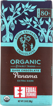 EQUAL EXCHANGE: Chocolate Bar Extra Dark Panama Organic, 2.8 oz